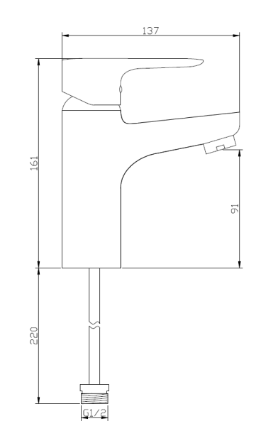 Смеситель для раковины с гигиеническим душем Esko Delh DL 27H, хром